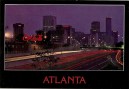 22.  A Mafnicent vieuw of dynamic Atlanta -Plastichrome -10.5x15cm (Small)